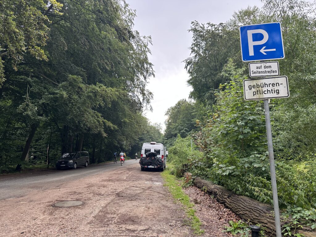 Kostenloser Waldparkplatz Gespensterwald Nienhagen